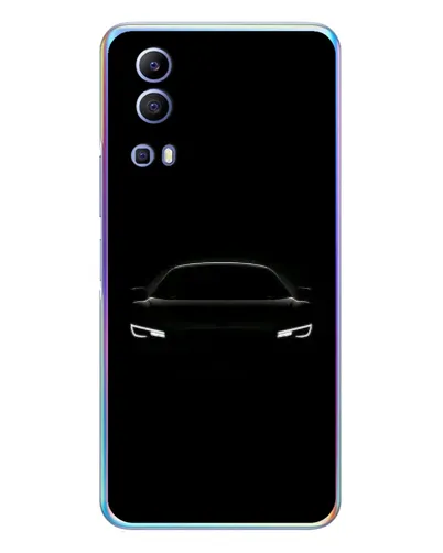 Чехол для Vivo Y72 с картинкой «Взгляд Audi в темноте»