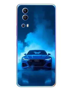 Чехол для Vivo Y72 с картинкой «Audi — голубая энергия»