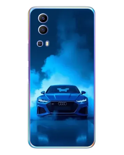 Чехол для Vivo Y72 с картинкой «Audi — голубая энергия»