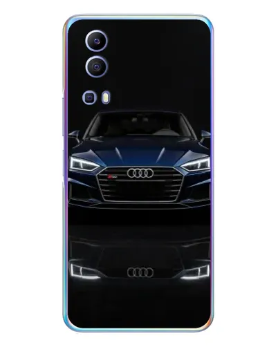 Чехол для Vivo Y72 с картинкой «Audi — ночное отражение»