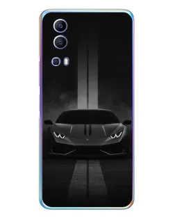 Чехол для Vivo Y72 с картинкой «Lamborghini симметрия дорог»