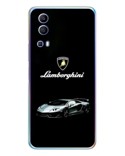 Чехол для Vivo Y72 с картинкой «Логотип Lamborghini классика»