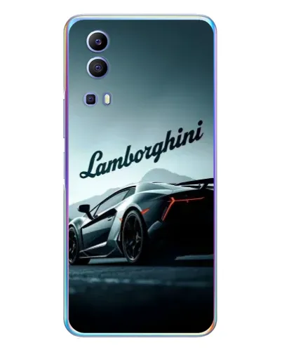 Чехол для Vivo Y72 с картинкой «Классическая надпись Lamborghini»