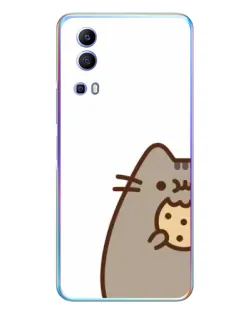 Чехол для Vivo Y72 с картинкой «Пушин с печеньем» Чехол для Vivo Y72 с картинкой «Пушин с печеньем»