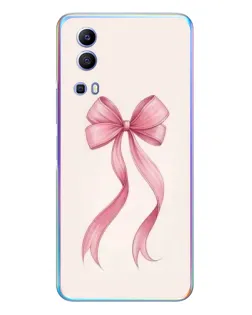 Чехол для Vivo Y72 с картинкой «Розовый бант»