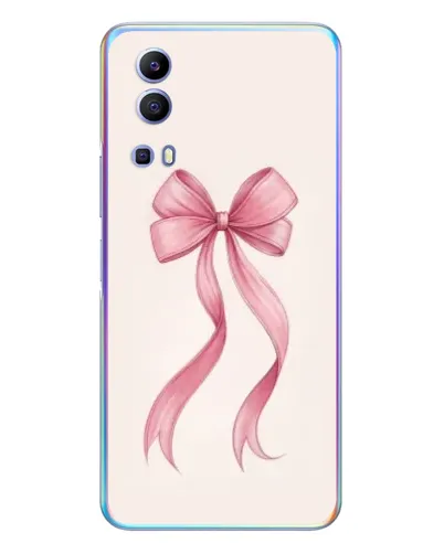 Чехол для Vivo Y72 с картинкой «Розовый бант»
