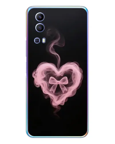 Чехол для Vivo Y72 с картинкой «Дымчатое сердце»