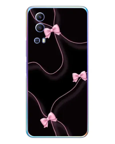 Чехол для Vivo Y72 с картинкой «Розовые ленты»