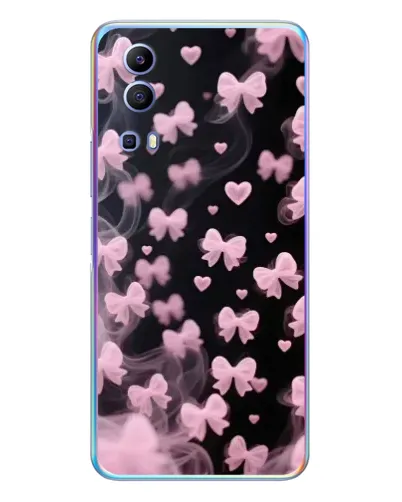 Чехол для Vivo Y72 с картинкой «Неоновое кружево»