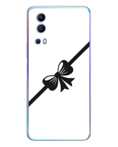 Чехол для Vivo Y72 с картинкой «Диагональный бант»