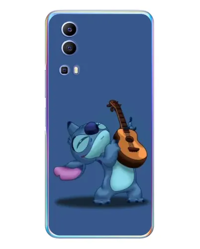 Чехол для Vivo Y72 с картинкой «Стич с укулеле»