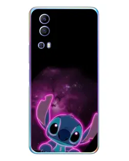 Чехол для Vivo Y72 с картинкой «Неоновый Stitch»