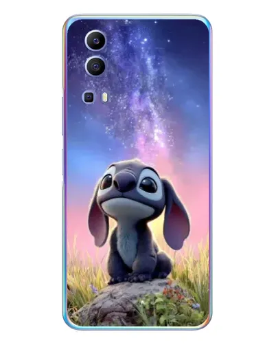 Чехол для Vivo Y72 с картинкой «Стич на рассвете»