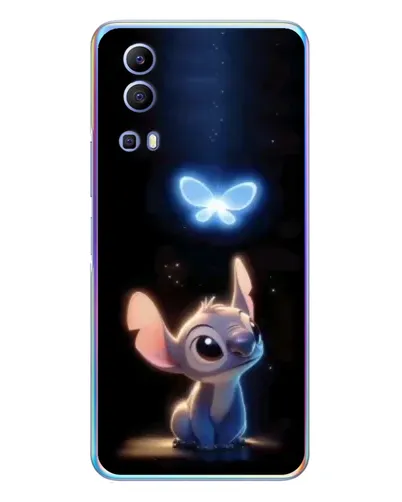 Чехол для Vivo Y72 с картинкой «Сияющий Стич»