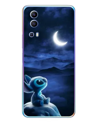 Чехол для Vivo Y72 с картинкой «Лунная ночь Стича»