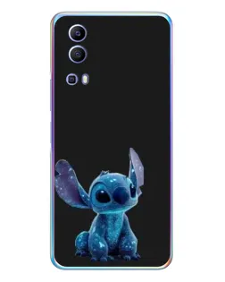 Чехол для Vivo Y72 с картинкой «Стич на черном»