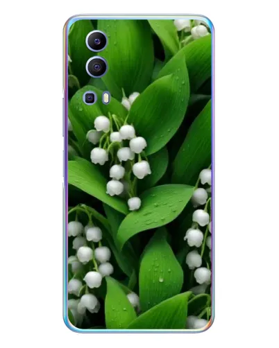 Чехол для Vivo Y72 с картинкой «Ландыши в зелени» Чехол для Vivo Y72 с картинкой «Ландыши в зелени»