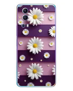 Чехол для Vivo Y72 с картинкой «Ромашки на фиолетовом» Чехол для Vivo Y72 с картинкой «Ромашки на фиолетовом»