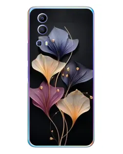 Чехол для Vivo Y72 с картинкой «Лиловые цветы грации» Чехол для Vivo Y72 с картинкой «Лиловые цветы грации»