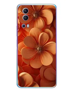 Чехол для Vivo Y72 с картинкой «Оранжевый макро цветок» Чехол для Vivo Y72 с картинкой «Оранжевый макро цветок»