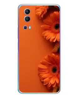Чехол для Vivo Y72 с картинкой «Оранжевые герберы» Чехол для Vivo Y72 с картинкой «Оранжевые герберы»