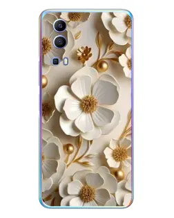 Чехол для Vivo Y72 с картинкой «Белие бумажние цвети» Чехол для Vivo Y72 с картинкой «Белие бумажние цвети»