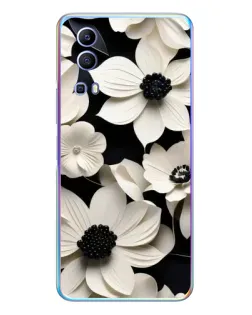 Чехол для Vivo Y72 с картинкой «Объемные белые цветы» Чехол для Vivo Y72 с картинкой «Объемные белые цветы»