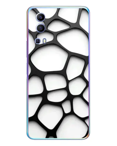 Чехол для Vivo Y72 с картинкой «Белая объемная сетка» Чехол для Vivo Y72 с картинкой «Белая объемная сетка»