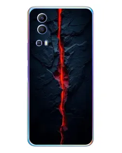 Чехол для Vivo Y72 с картинкой «Kрасная лавовая трещина» Чехол для Vivo Y72 с картинкой «Kрасная лавовая трещина»