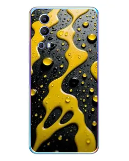 Чехол для Vivo Y72 с картинкой «Жидкое желтое золото» Чехол для Vivo Y72 с картинкой «Жидкое желтое золото»