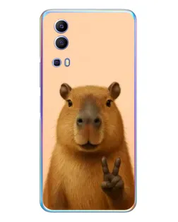 Чохол для Vivo Y72 з картинкою «Капібара вікторія» Чохол для Vivo Y72 з картинкою «Капібара вікторія»