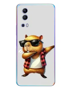 Чохол для Vivo Y72 з картинкою «Капібара репер даб» Чохол для Vivo Y72 з картинкою «Капібара репер даб»