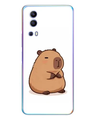 Чехол для Vivo Y72 с картинкой «Толстенькая капибара»