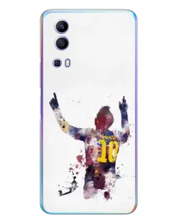 Чехол для Vivo Y72 с картинкой «Акварельный Месси Барселона» Чехол для Vivo Y72 с картинкой «Акварельный Месси Барселона»