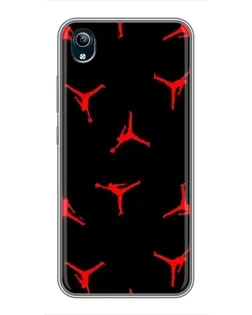 Чехол для Vivo Y91C с картинкой «Jordan Red Pattern» Чехол для Vivo Y91C с картинкой «Jordan Red Pattern»