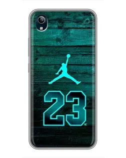 Чехол для Vivo Y91C с картинкой «Jordan Cyan 23»