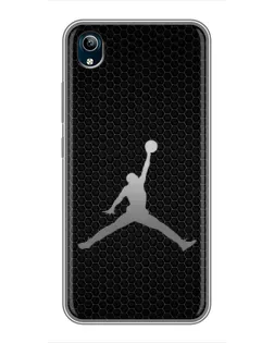 Чехол для Vivo Y91C с картинкой «Jordan Dark Carbon»