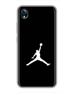 Чехол для Vivo Y91C с картинкой «Jordan Silhouette»
