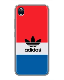 Чехол для Vivo Y91C с картинкой «Ретро блоки Adidas»