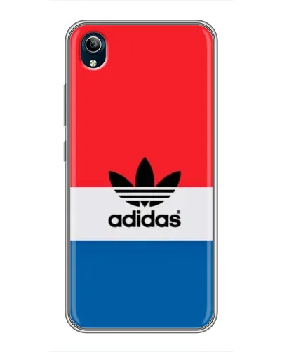 Чехол для Vivo Y91C с картинкой «Ретро блоки Adidas»