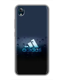 Чехол для Vivo Y91C с картинкой «Adidas Water Drops»