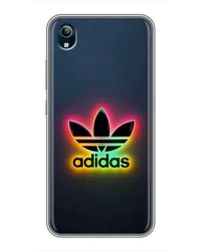 Чехол для Vivo Y91C с картинкой «Неоновый Adidas»