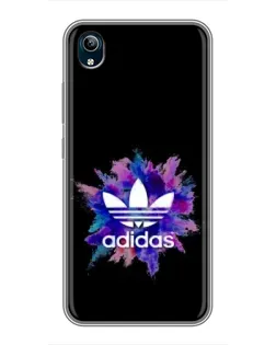 Чехол для Vivo Y91C с картинкой «Взрыв красок Adidas»
