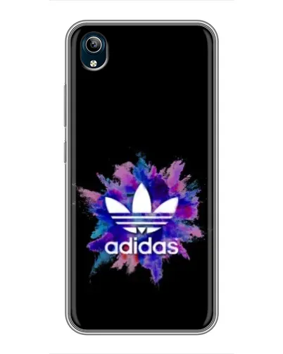 Чехол для Vivo Y91C с картинкой «Взрыв красок Adidas»