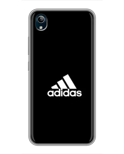 Чехол для Vivo Y91C с картинкой «Черная классика Adidas»