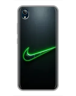 Чехол для Vivo Y91C с картинкой «Неоновый контур Nike» Чехол для Vivo Y91C с картинкой «Неоновый контур Nike»