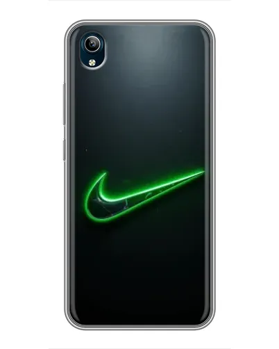 Чехол для Vivo Y91C с картинкой «Неоновый контур Nike» Чехол для Vivo Y91C с картинкой «Неоновый контур Nike»