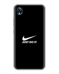 Чехол для Vivo Y91C с картинкой «Минимализм от Nike» Чехол для Vivo Y91C с картинкой «Минимализм от Nike»