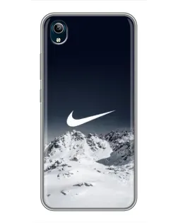 Чехол для Vivo Y91C с картинкой «Nike — зимние горы» Чехол для Vivo Y91C с картинкой «Nike — зимние горы»