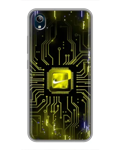 Чехол для Vivo Y91C с картинкой «Nike — золотая искра» Чехол для Vivo Y91C с картинкой «Nike — золотая искра»